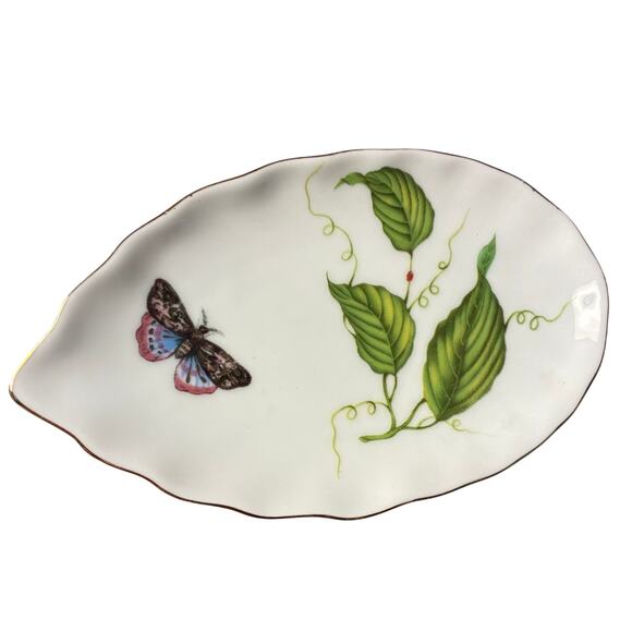 I.Godinger &Co. White Porcelain Trinket Dish and box 5” NWOT Elegant Collectible - Picture 1 of 5